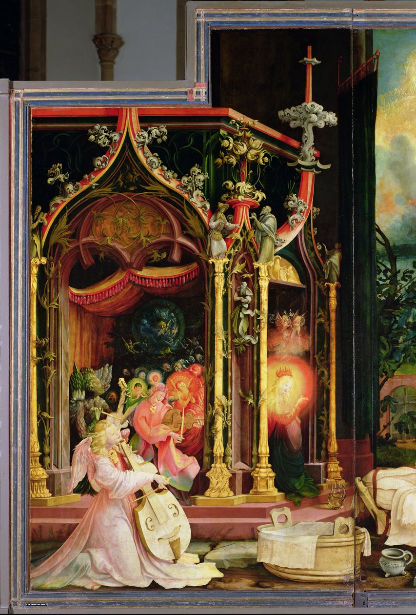 Concert of Angels by Matthias Grünewald: Fine art print